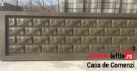 GARD DE BETON MILANO (ARMAT CU PLASA DE 6) 2000×500 - GARD DE BETON MILANO (ARMAT CU PLASA DE 6) 2000×500